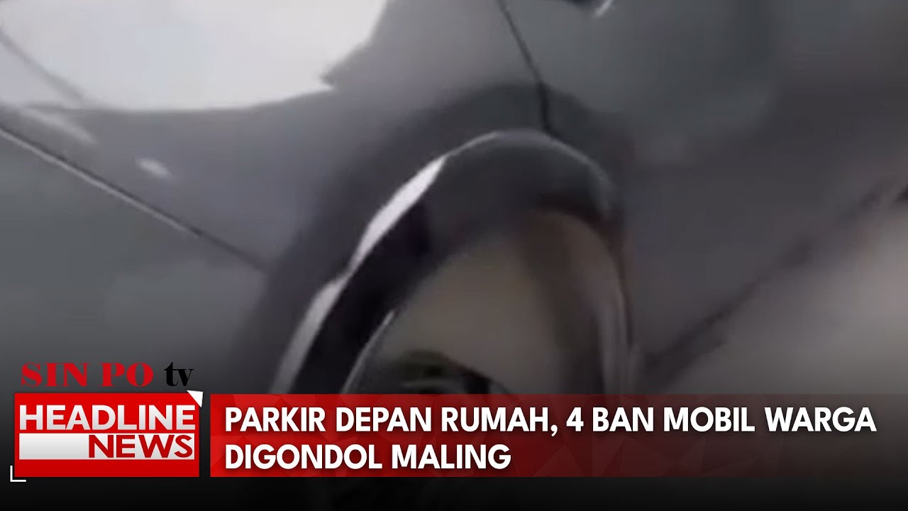 Parkir Depan Rumah, 4 Ban Mobil Warga Digondol Maling