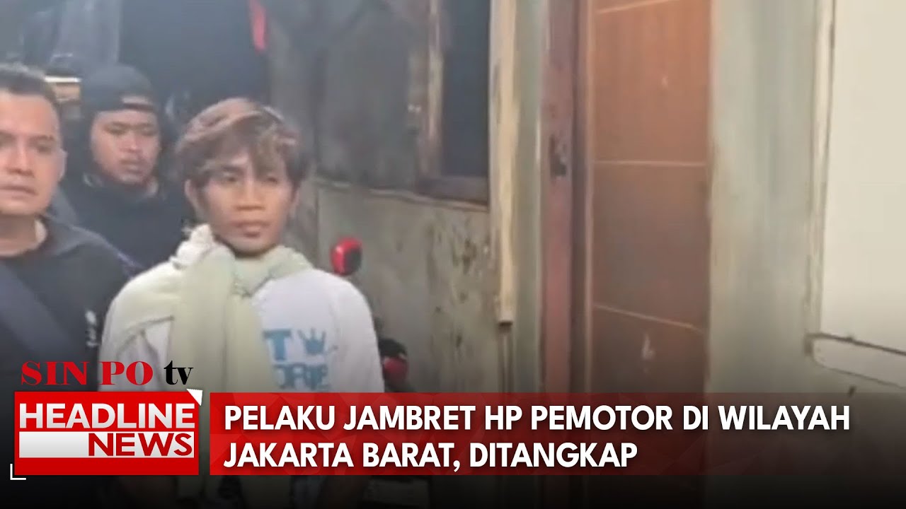 Pelaku Jambret Hp Pemotor Di Jakarta Barat, Ditangkap