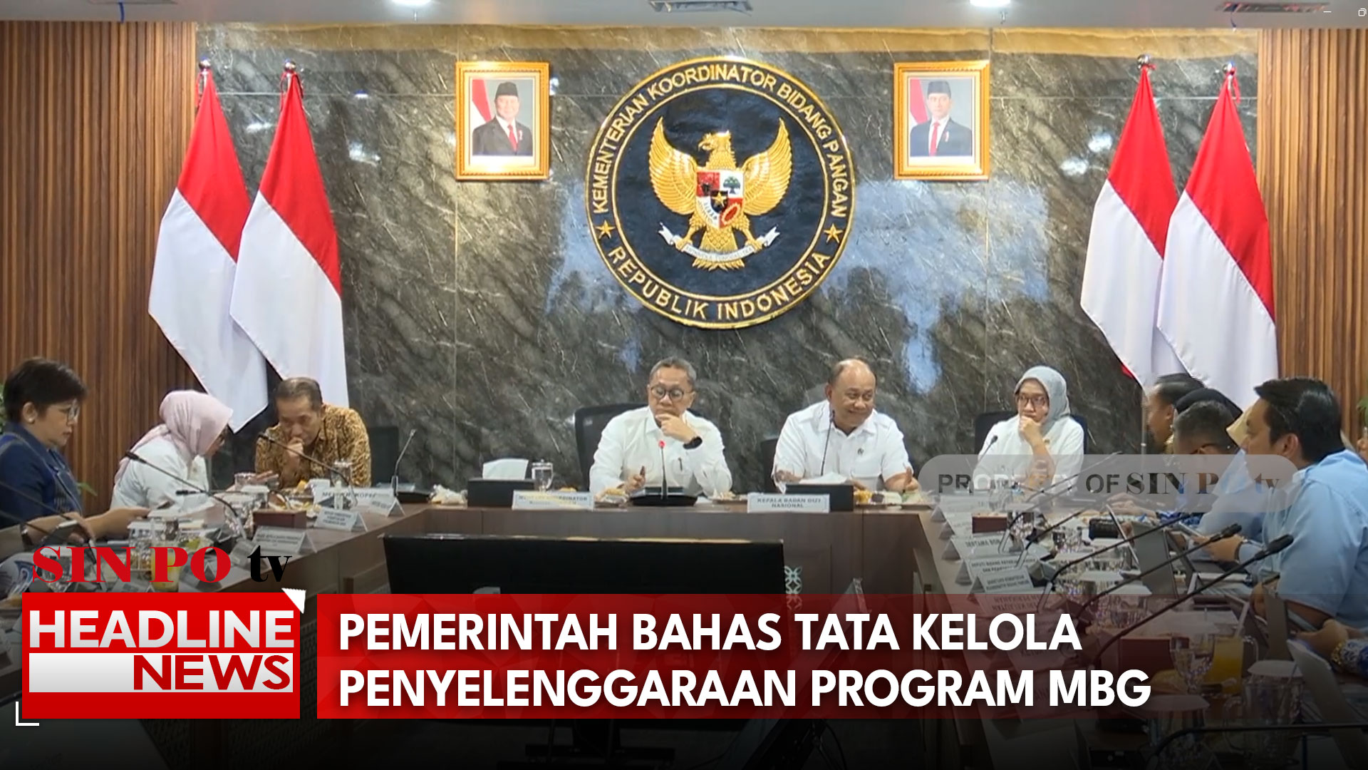 Pemerintah Bahas Tata Kelola Penyelenggaraan Program MBG