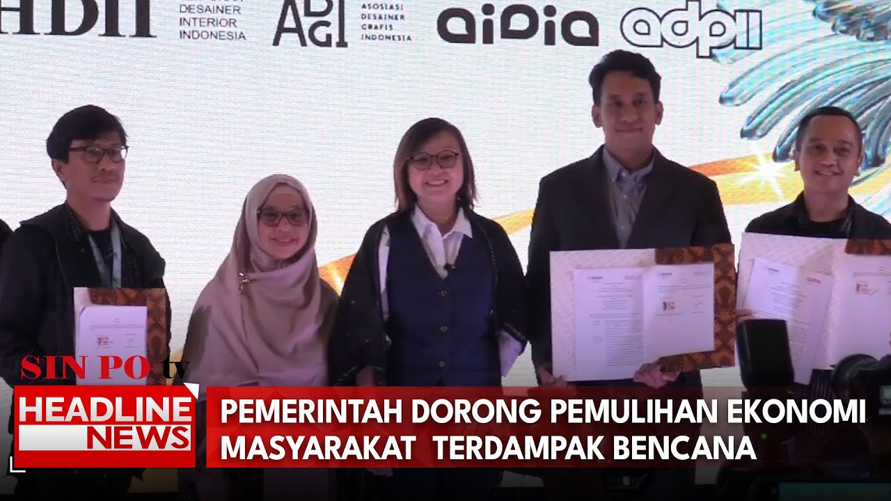 Pemerintah Dorong Pemulihan Ekonomi Masyarakat Terdampak Bencana