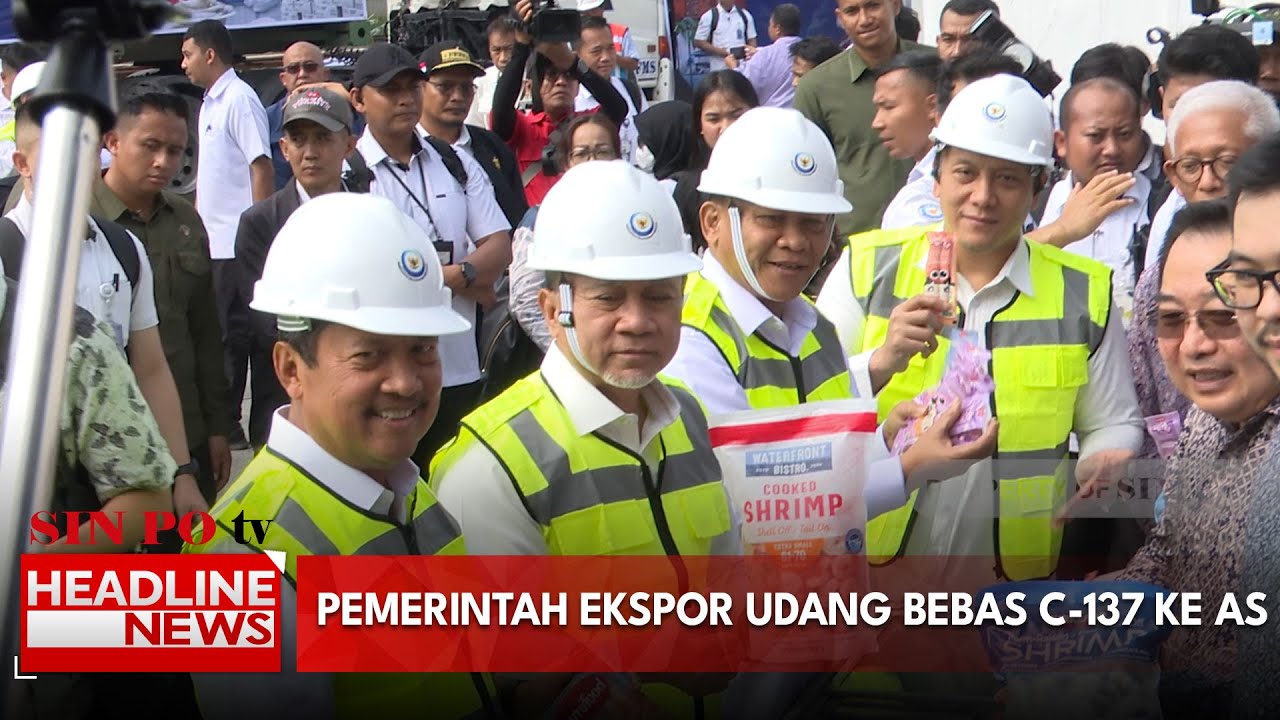 Pemerintah Ekspor Udang Bebas C-137 Ke AS