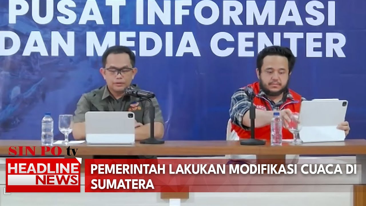 Pemerintah Lakukan Modifikasi Cuaca Di Sumatera