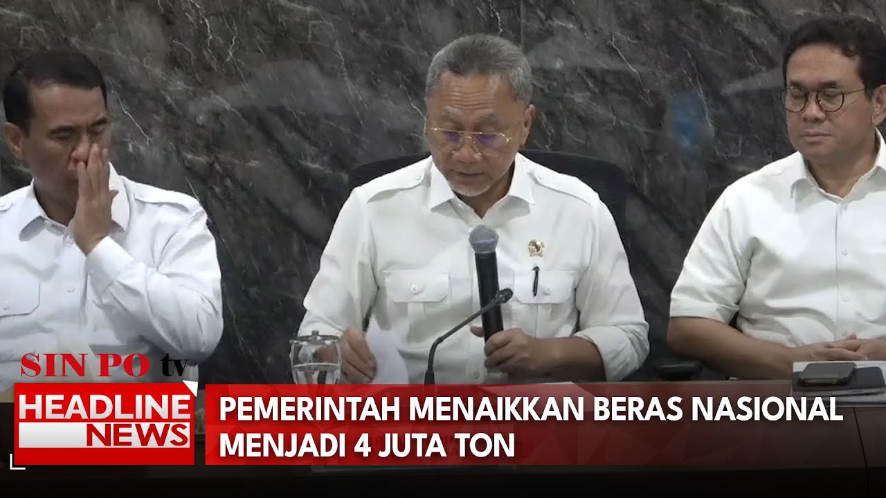Pemerintah Menaikkan Beras Nasional Menjadi 4 Juta Ton