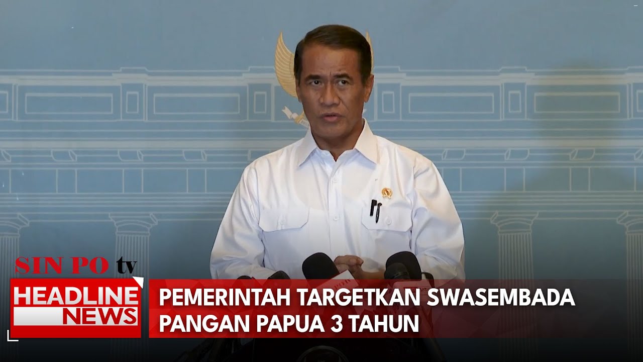 Pemerintah Targetkan Swasembada Pangan Papua 3 Tahun