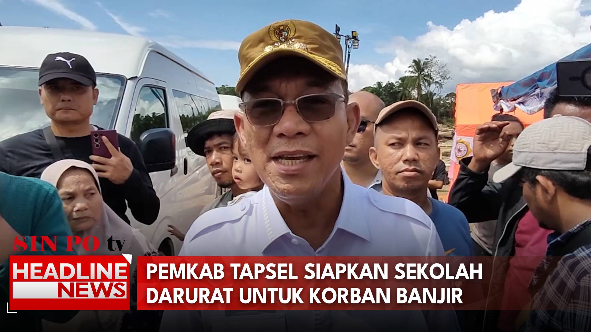 Pemkab Tapsel Siapkan Sekolah Darurat untuk Korban Banjir