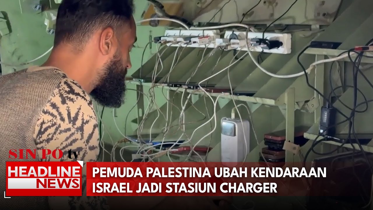 Pemuda Palestina Ubah Kendaraan Israel Jadi Stasiun Charger