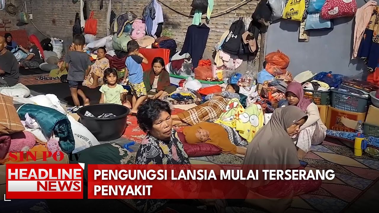 Pengungsi Lansia Mulai Terserang Penyakit