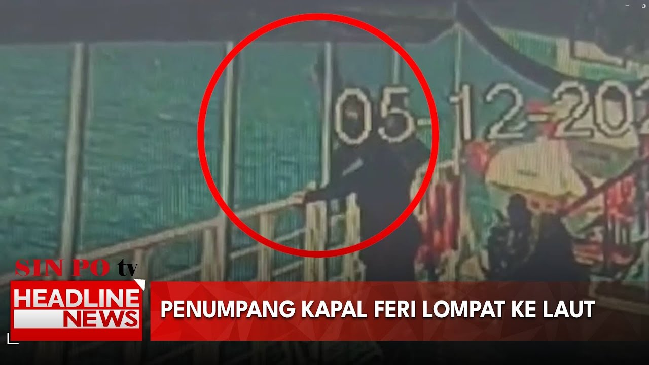Penumpang Kapal Feri Lompat ke Laut