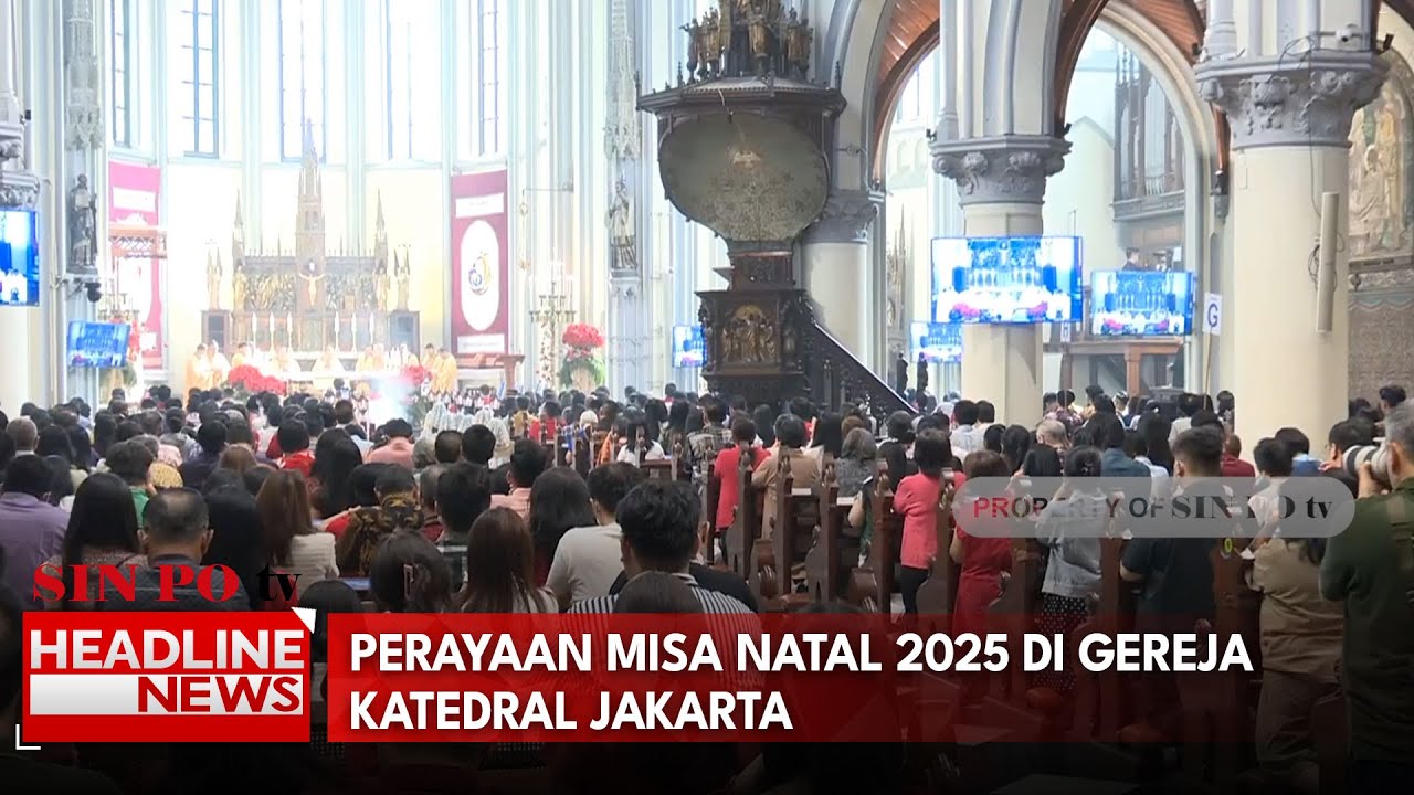 Perayaan Misa Natal 2025 Di Gereja Katedral Jakarta