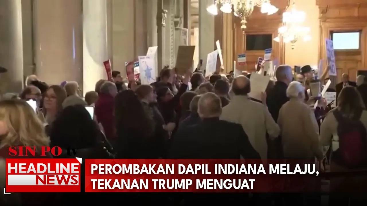 Perombakan Dapil Indiana Melaju, Tekanan Trump Menguat