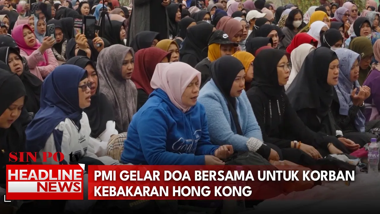 PMI Gelar Doa Bersama Untuk Korban Kebakaran Hong Kong