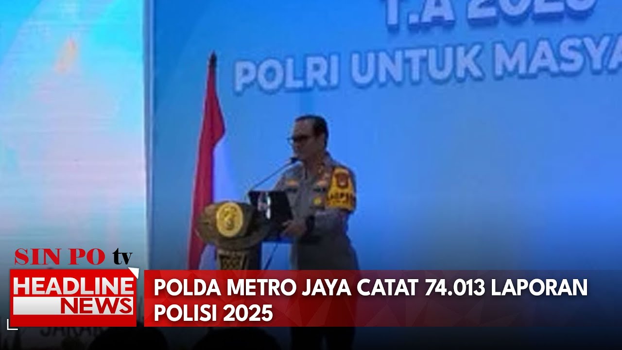 Polda Metro Jaya Catat 74.013 Laporan Polisi 2025