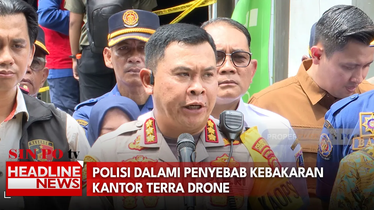 Polisi Dalami Penyebab Kebakaran Kantor Terra Drone