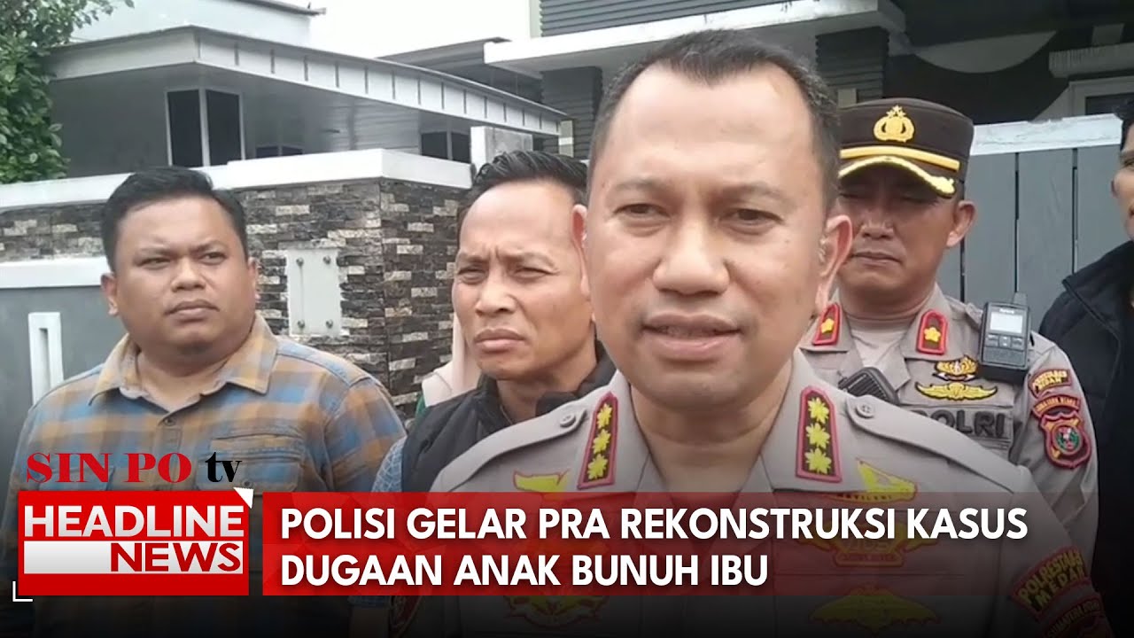 Polisi Gelar Prarekonstruksi Kasus Dugaan Anak Bunuh Ibu