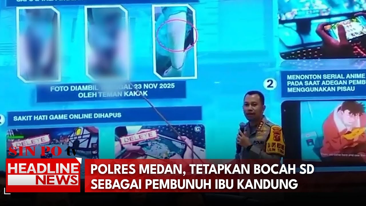Polres Medan, Tetapkan Bocah SD Sebagai Pembunuh Ibu Kandung