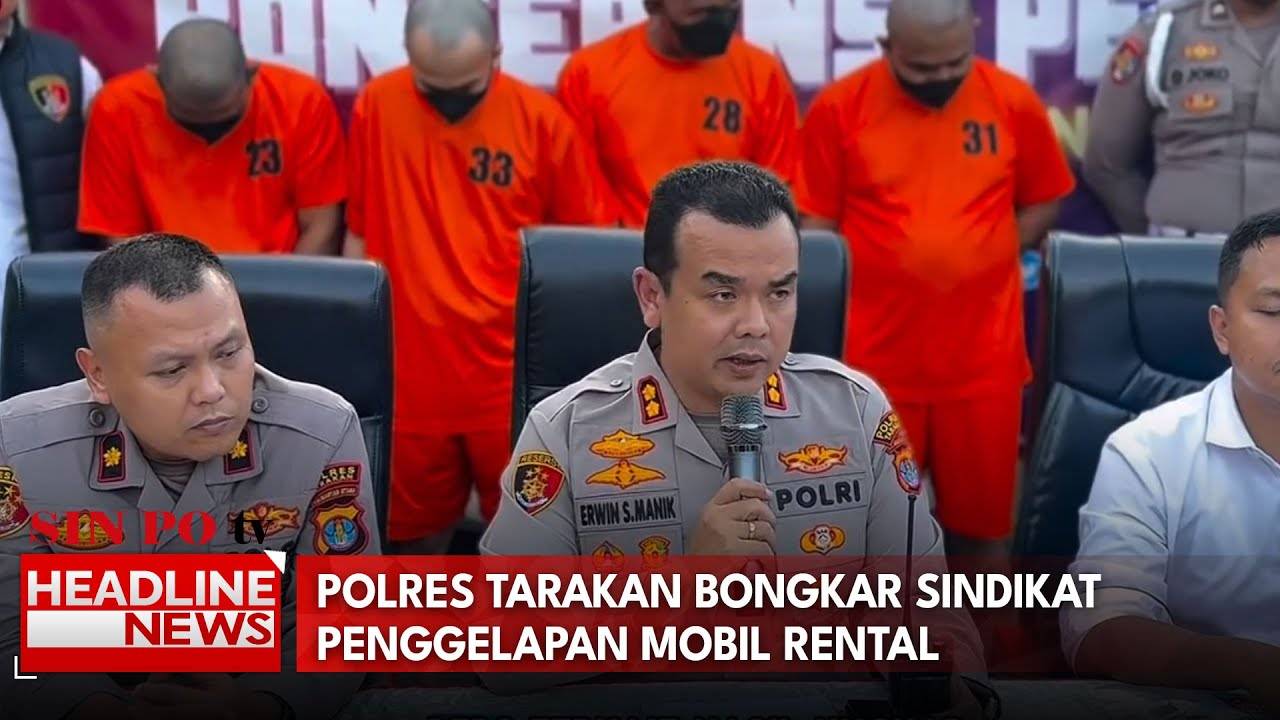 Polres Tarakan Bongkar Sindikat Penggelapan Mobil Rental
