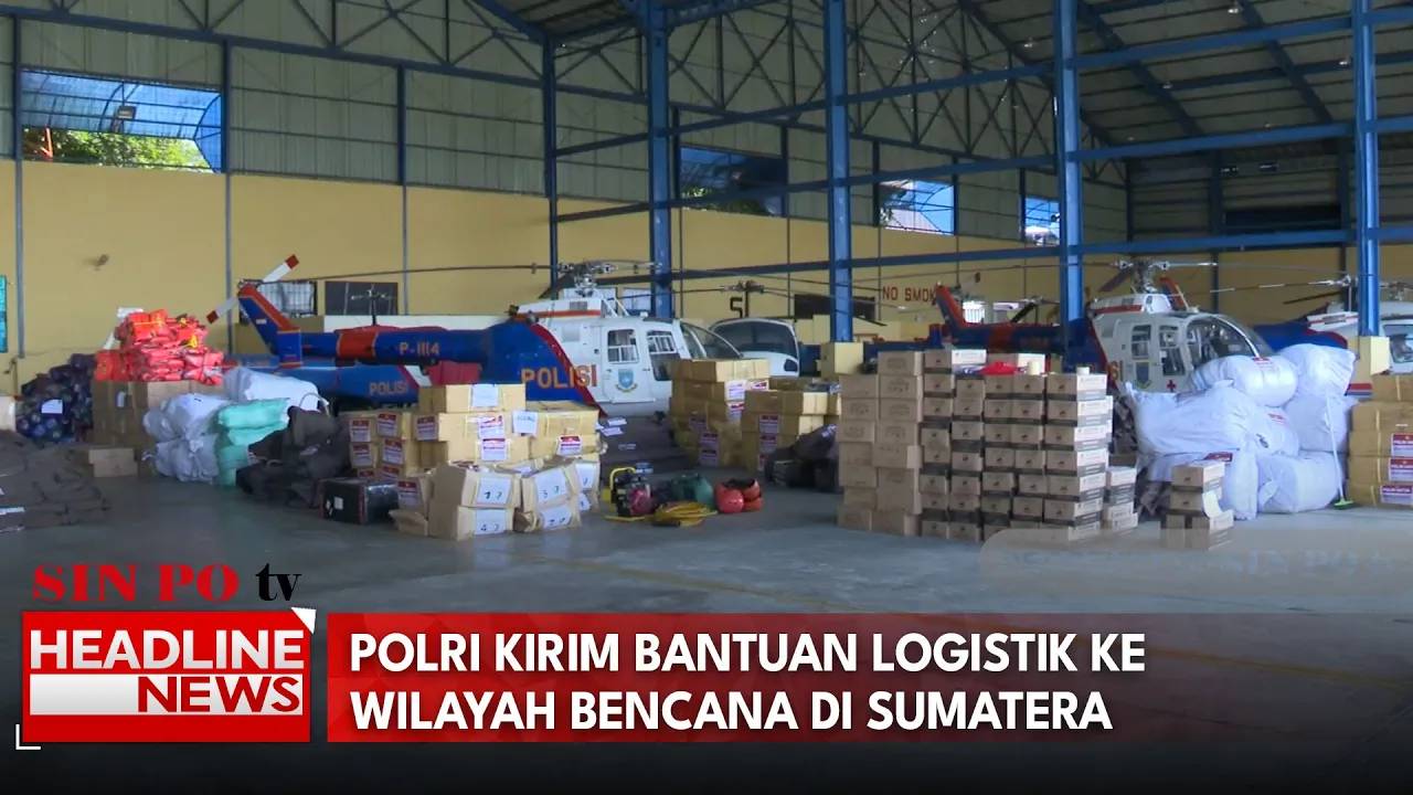 Polri Kirim Bantuan Logistik Ke Wilayah Bencana di Sumatera