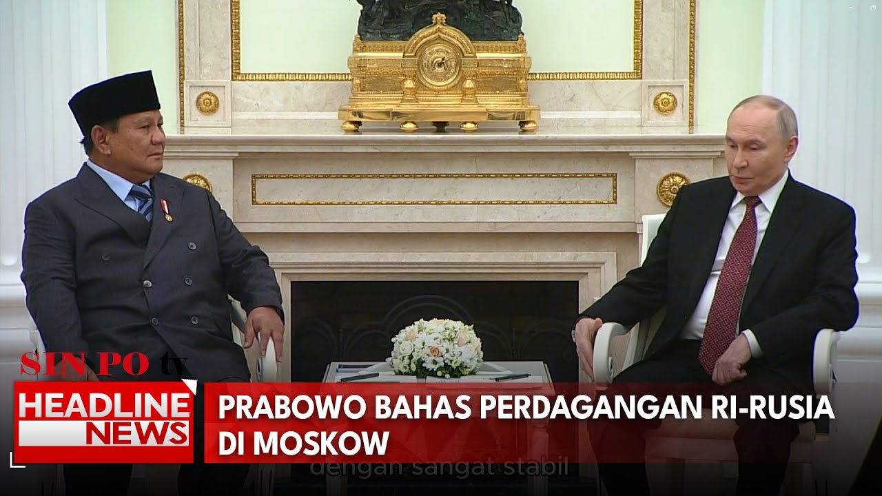Prabowo Bahas Perdagangan Ri-Rusia Di Moskow