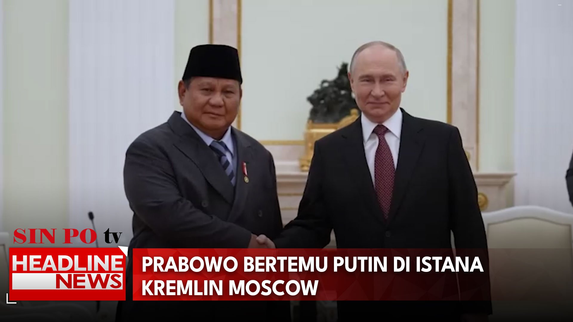 Prabowo Bertemu Putin Di Istana Kremlin Moscow