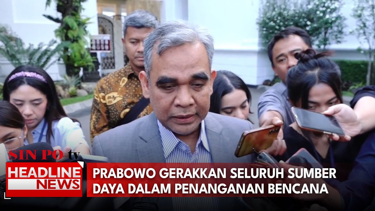 Prabowo Gerakkan Seluruh Sumber Daya dalam Penanganan Bencana