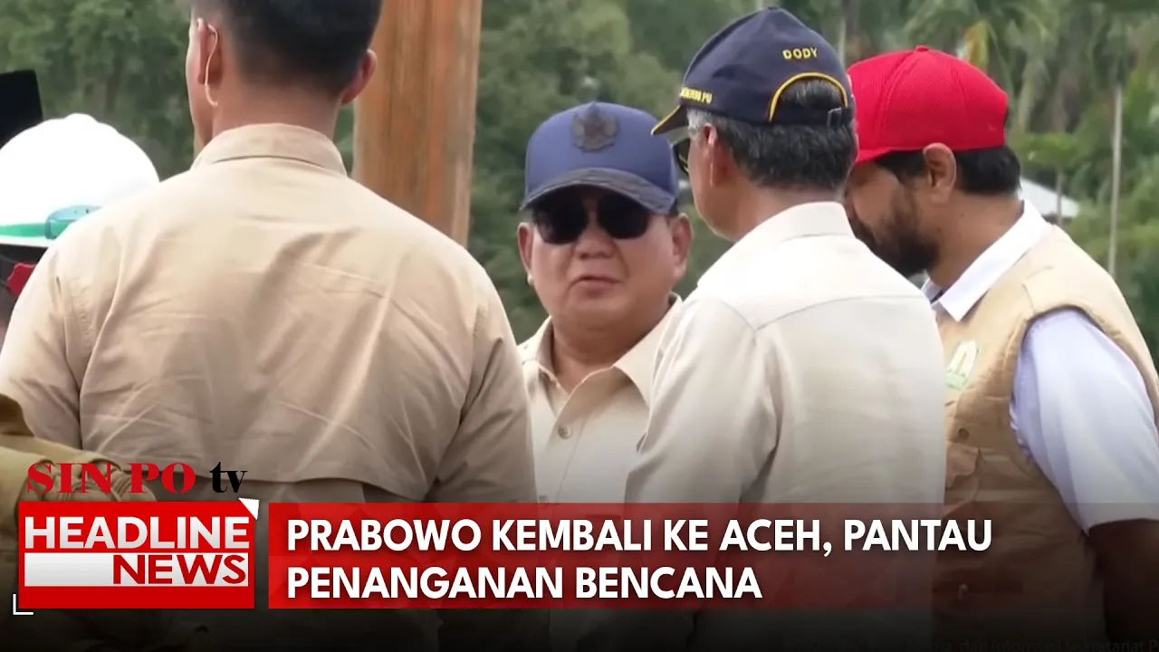Prabowo Kembali ke Aceh, Pantau Penanganan Bencana
