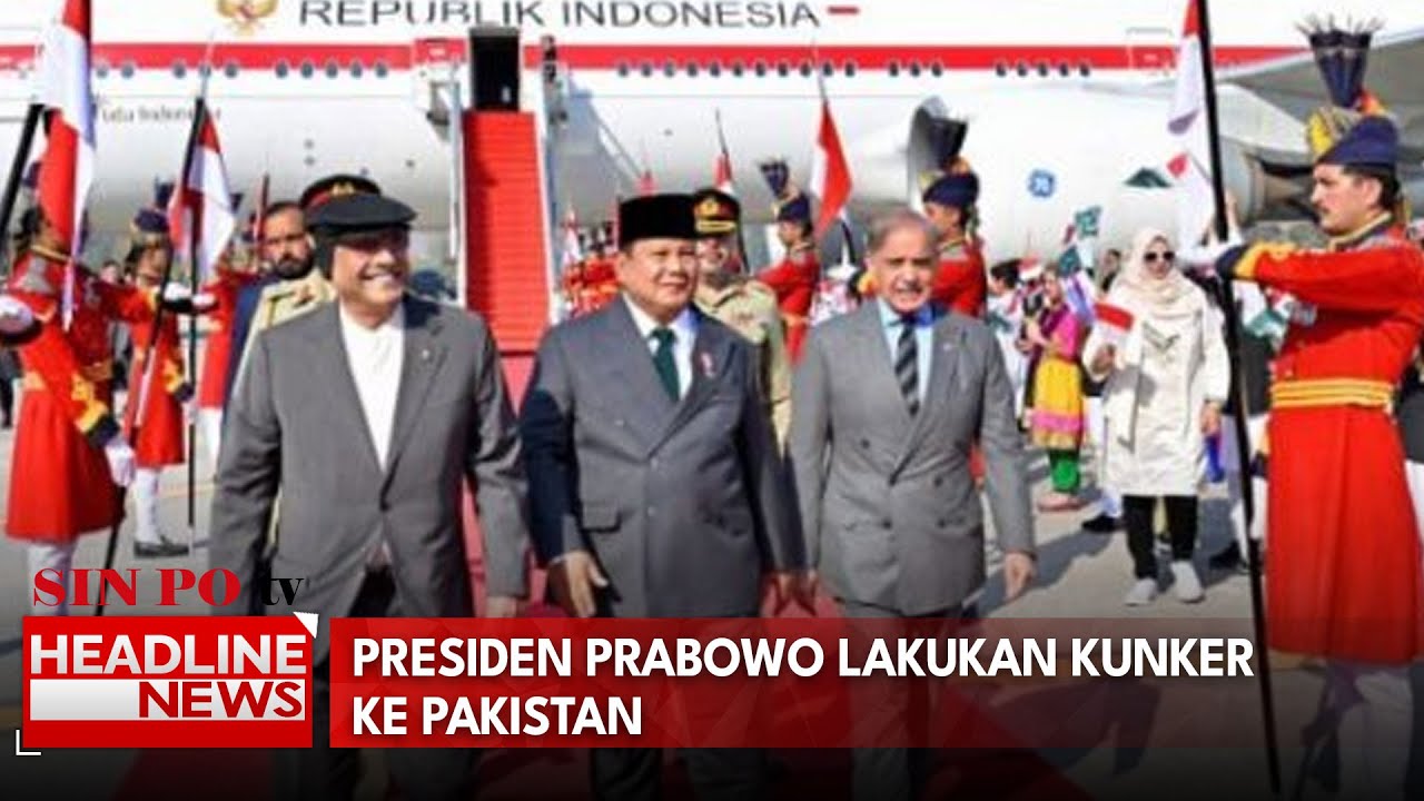 Prabowo Mendarat di Pakistan, Disambut Presiden dan Perdana Menteri