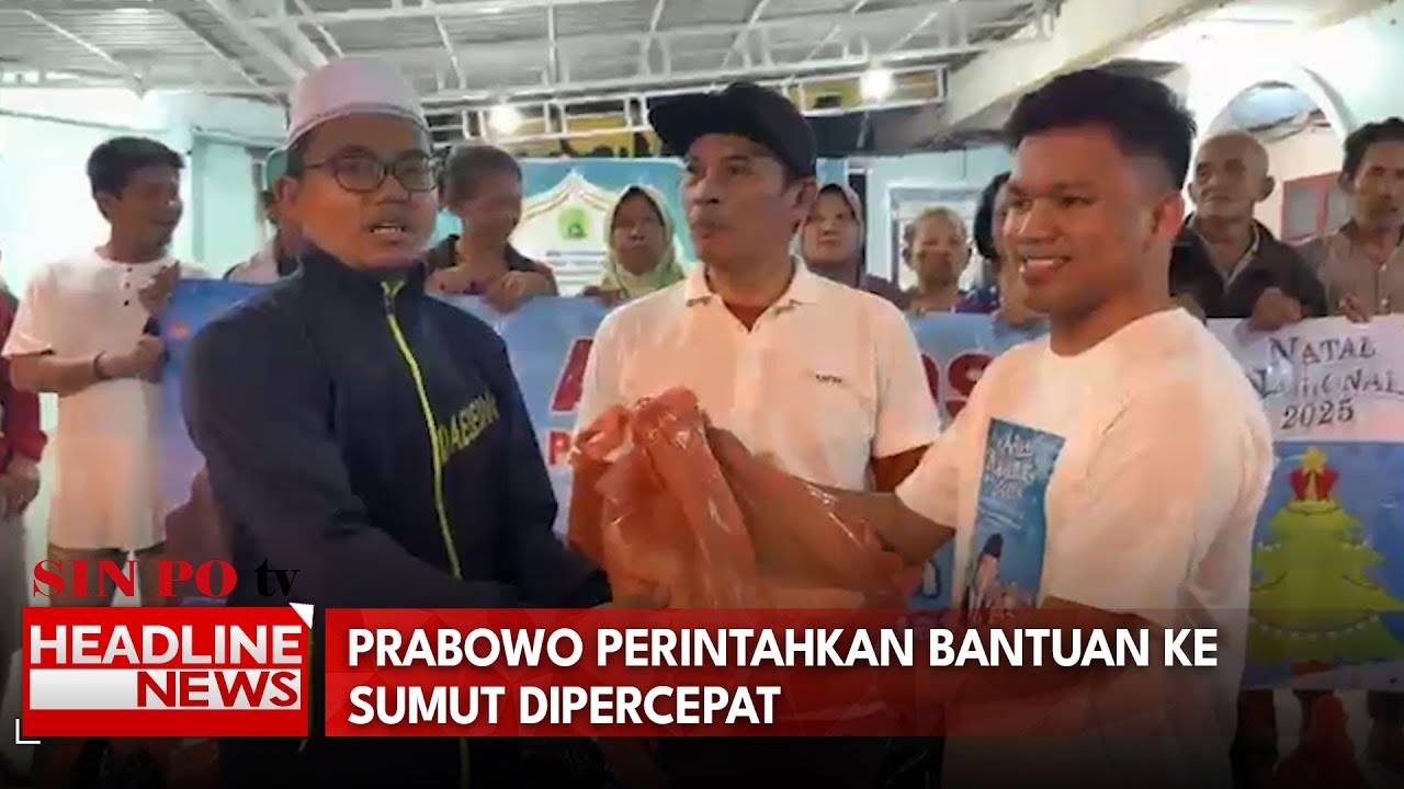 Prabowo Perintahkan Bantuan ke Sumut Dipercepat