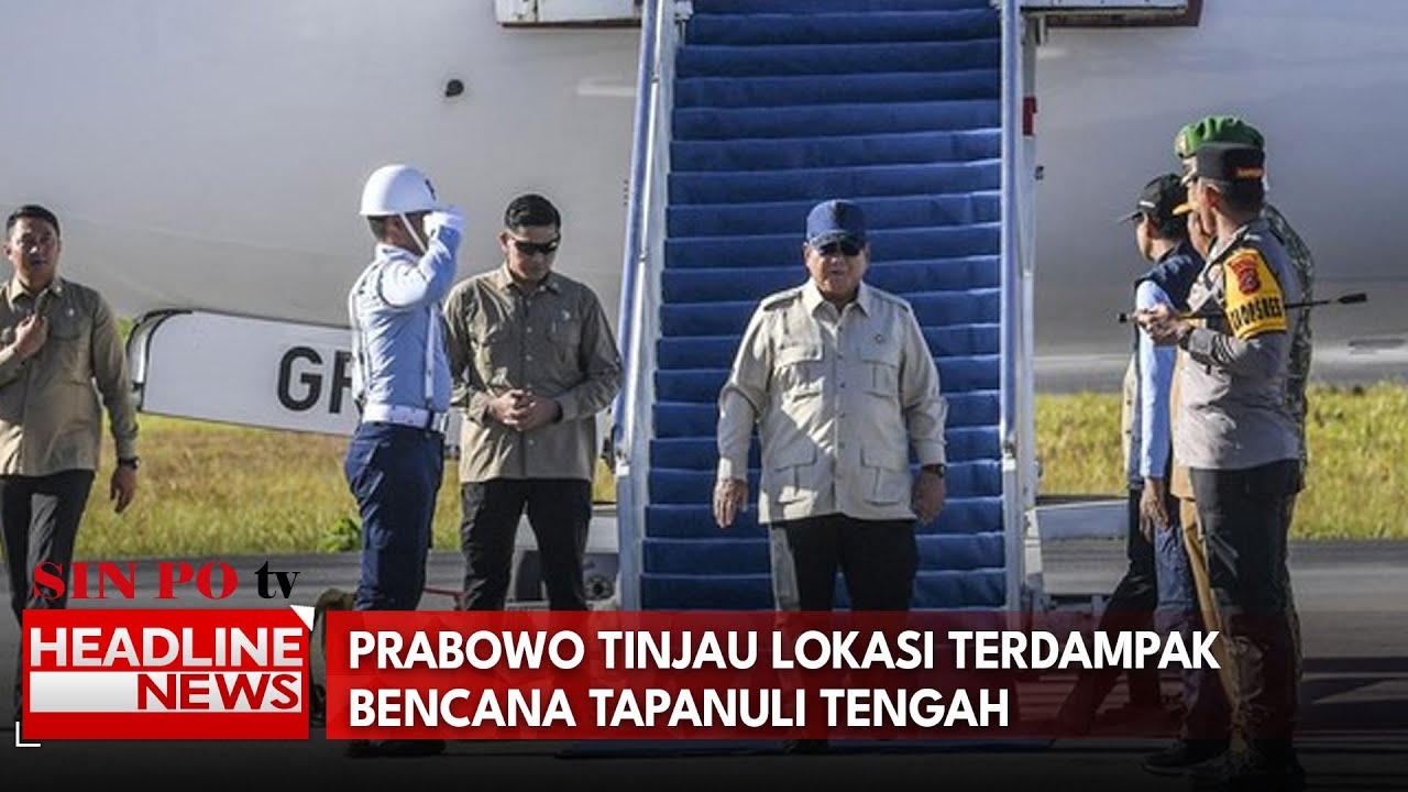 Prabowo Tinjau Lokasi Terdampak Bencana Tapanuli Tengah