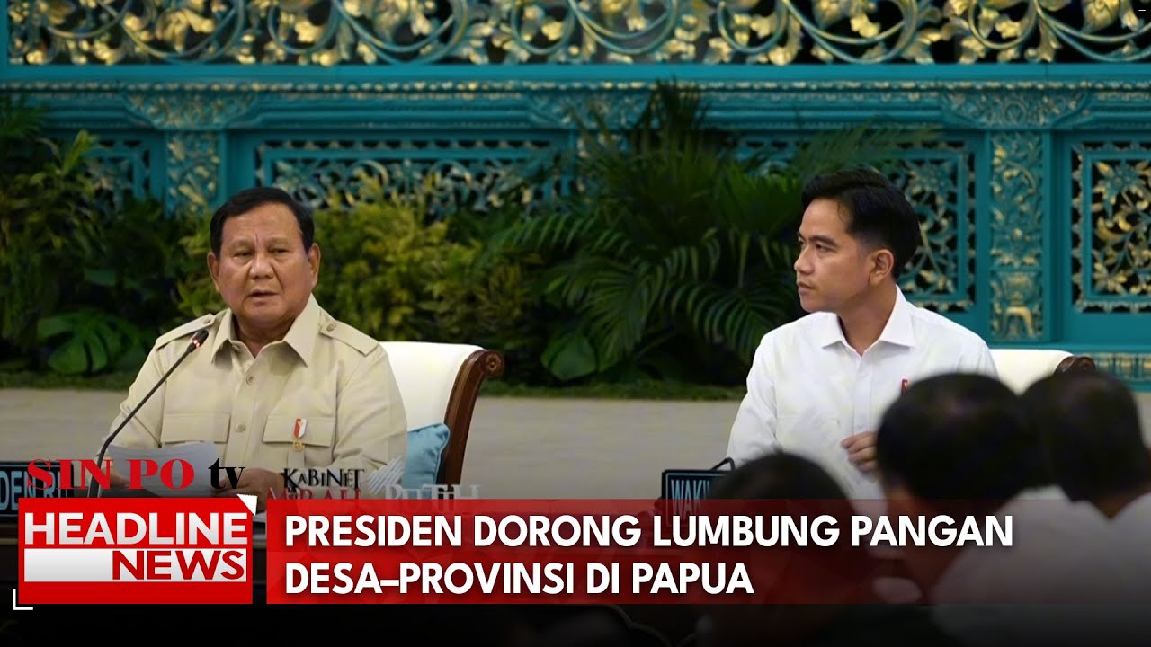 Presiden Dorong Lumbung Pangan Desa–Provinsi di Papua