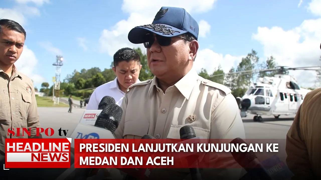 Presiden Lanjutkan Kunjungan Ke Medan dan Aceh