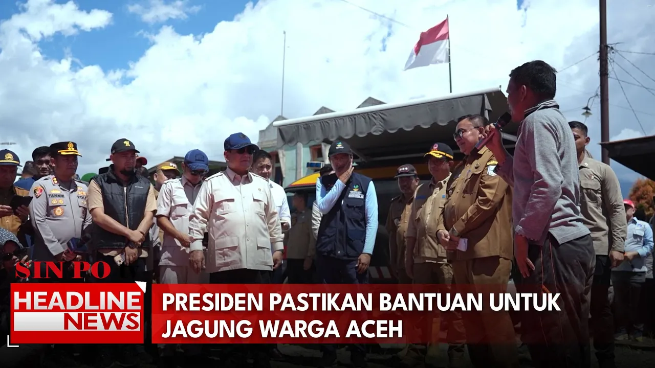 Presiden Pastikan Bantuan untuk Jagung Warga Aceh