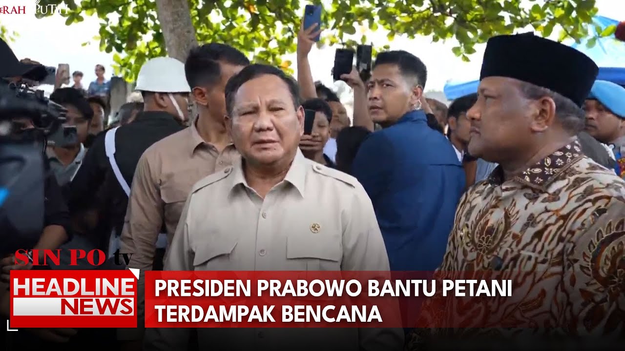Presiden Prabowo Bantu Petani Terdampak Bencana