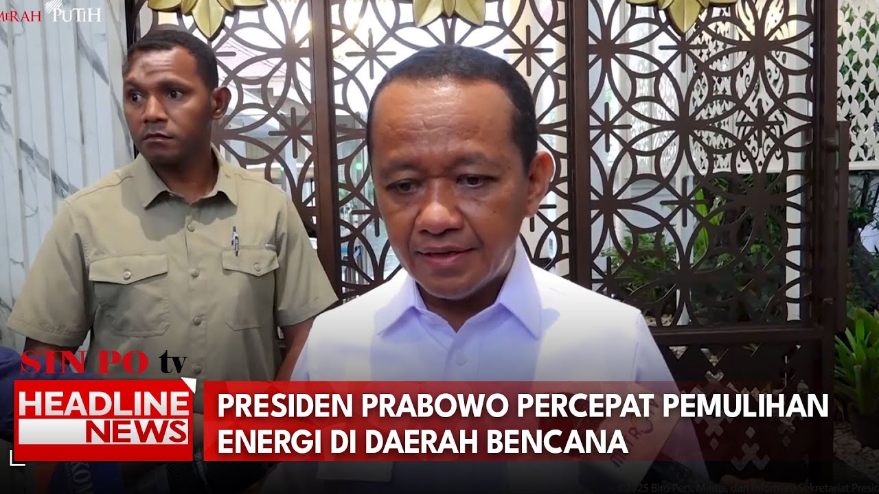 Presiden Prabowo Percepat Pemulihan Energi di Daerah Bencana