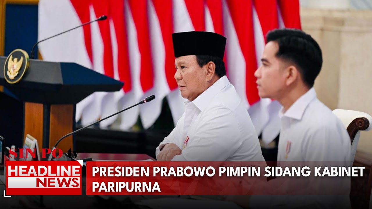 Presiden Prabowo Pimpin Sidang Kabinet Paripurna