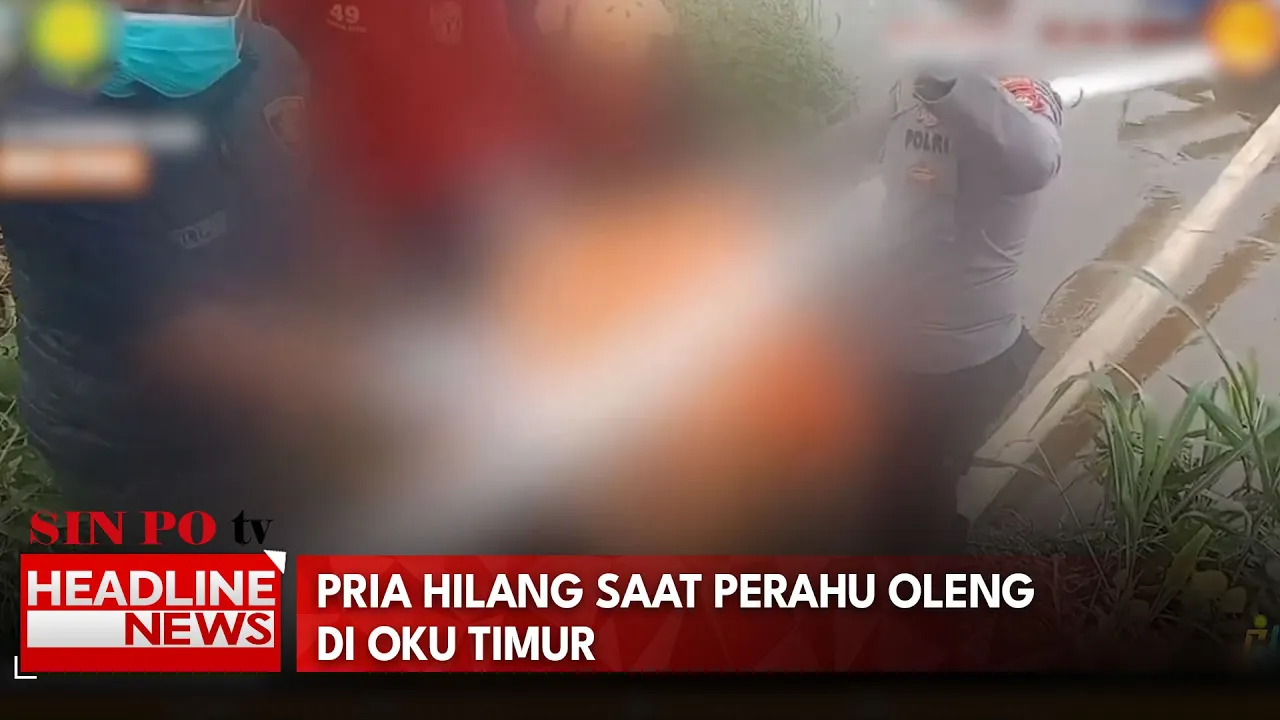 Pria Hilang Saat Perahu Oleng Di OKU Timur