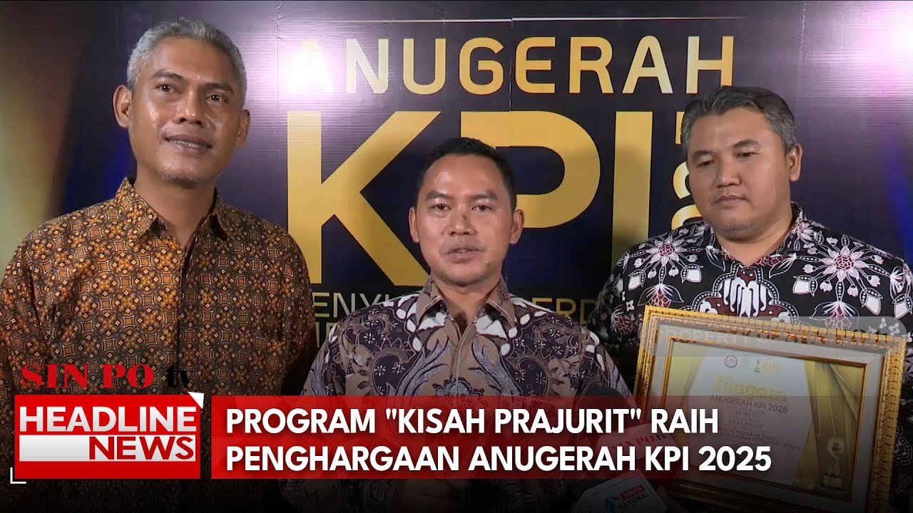 Program "Kisah Prajurit" Raih Penghargaan Anugerah KPI 2025