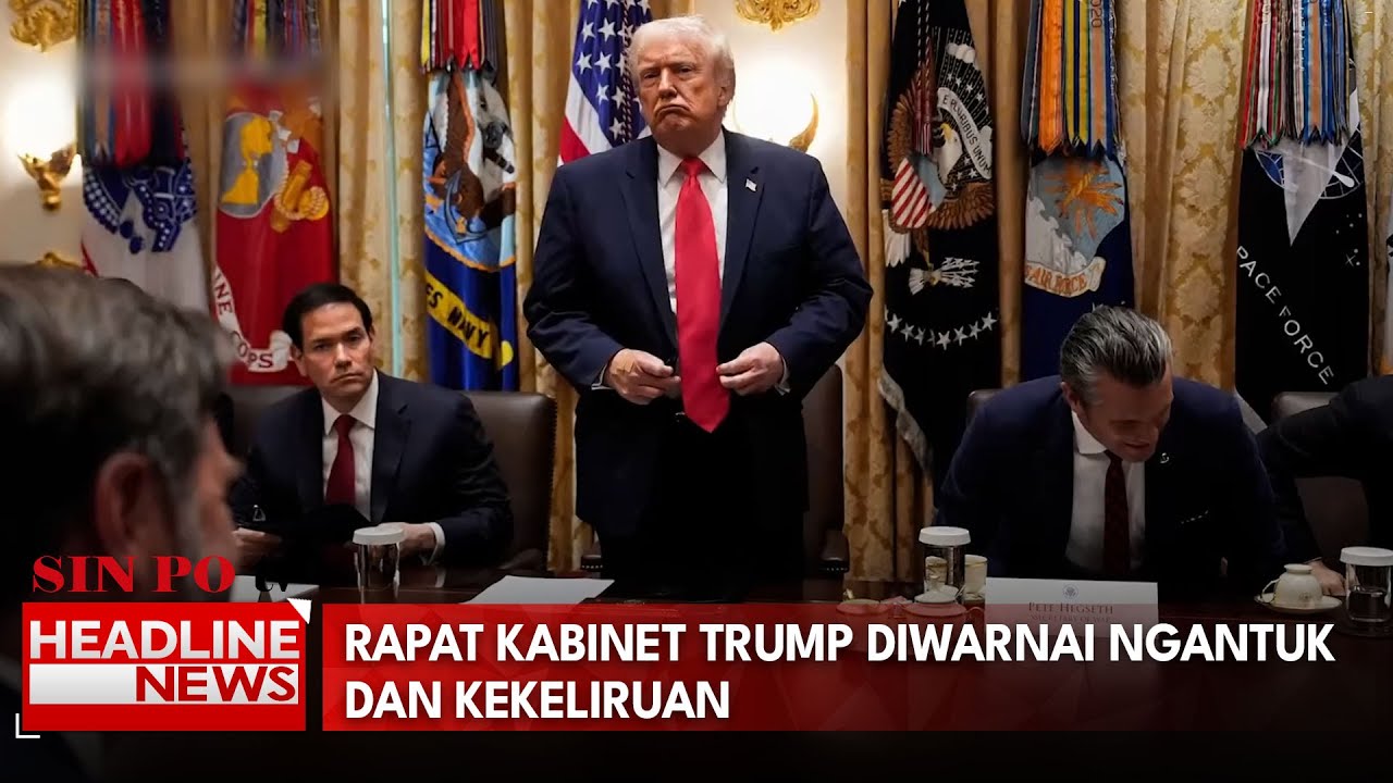Rapat Kabinet Trump Diwarnai Ngantuk Dan Kekeliruan