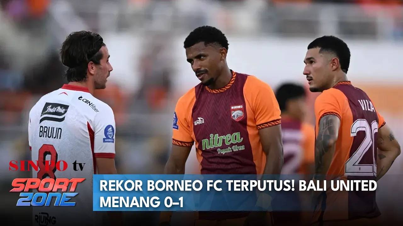 Rekor Borneo FC Terputus! Bali United Menang 0–1