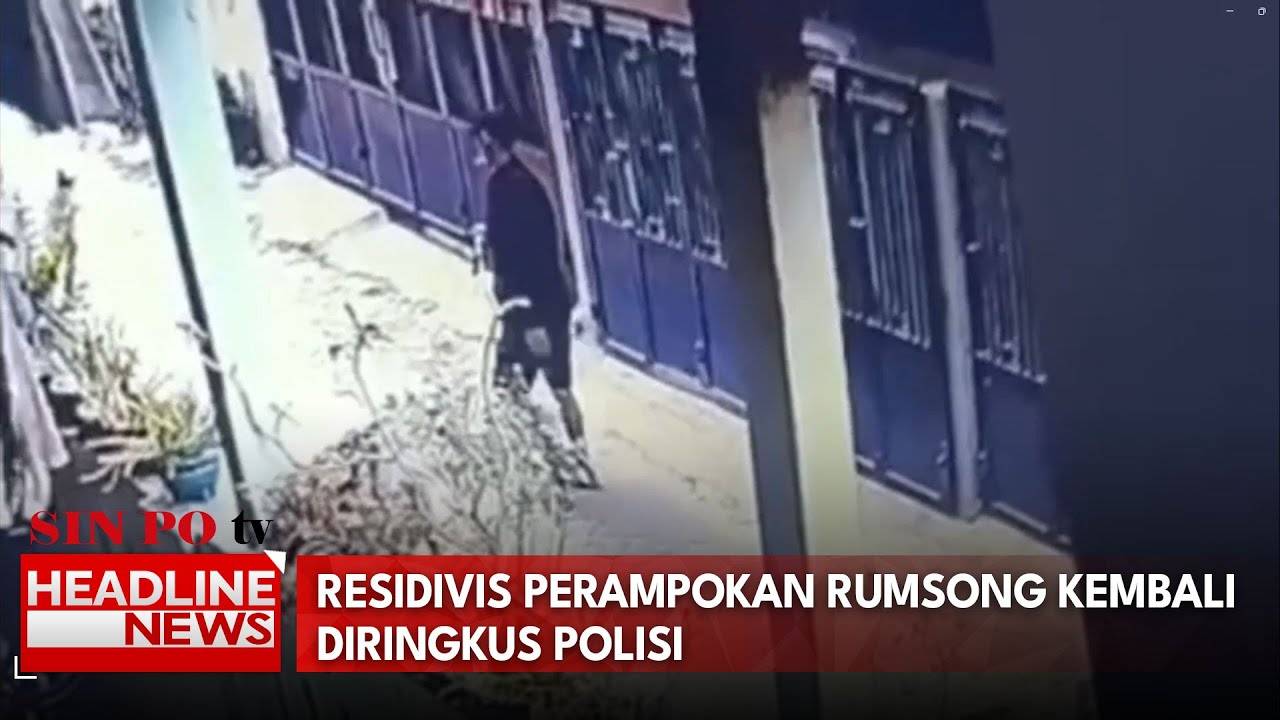 Residivis Perampokan RumSong Kembali Diringkus Polisi