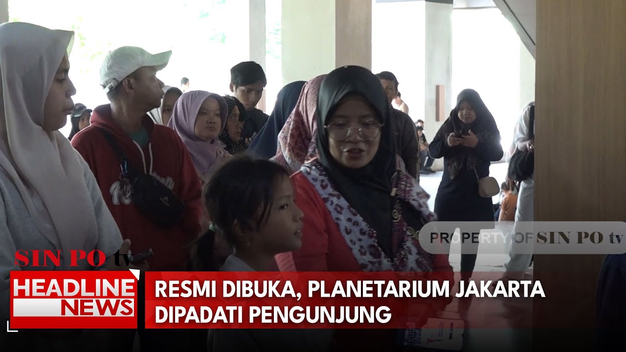Resmi Dibuka, Planetarium Jakarta Dipadati Pengunjung