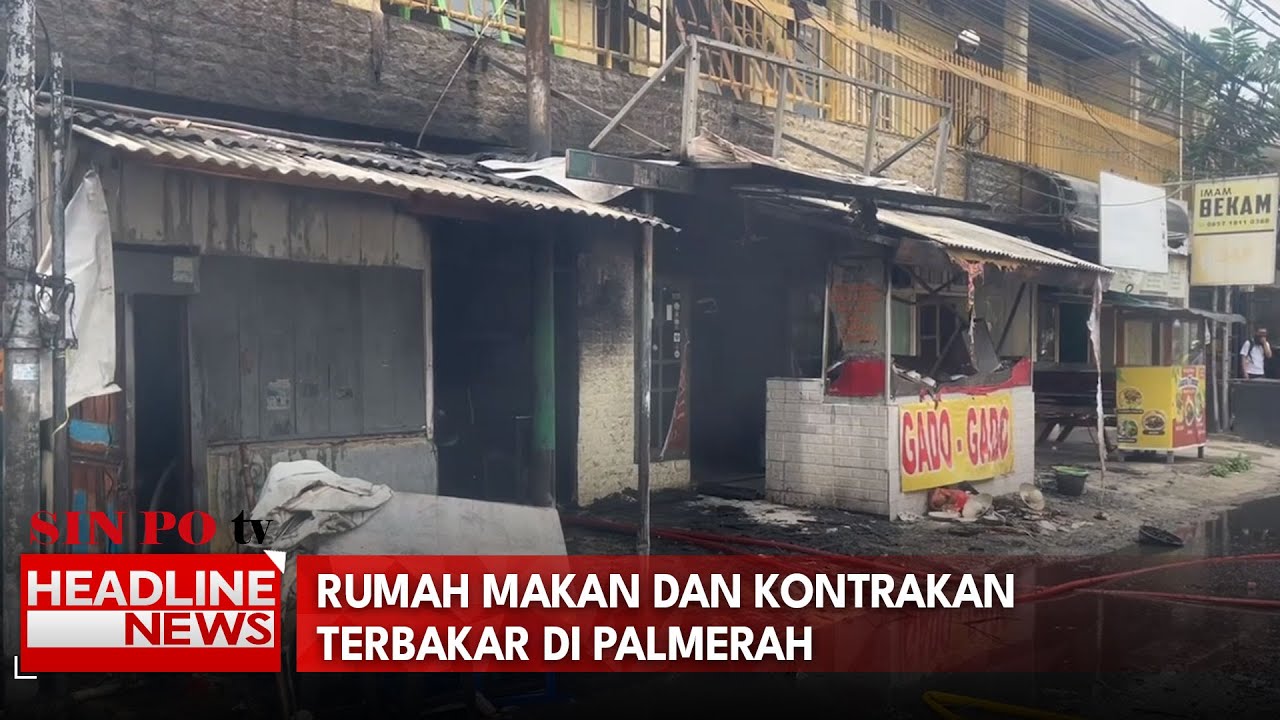 Rumah Makan dan Kontrakan Terbakar di Palmerah