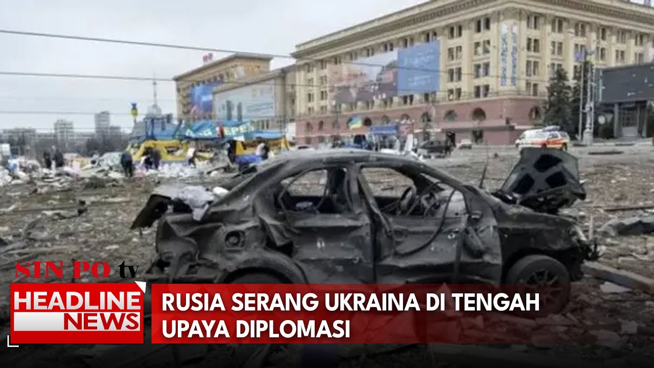 Rusia Serang Ukraina di Tengah Upaya Diplomasi