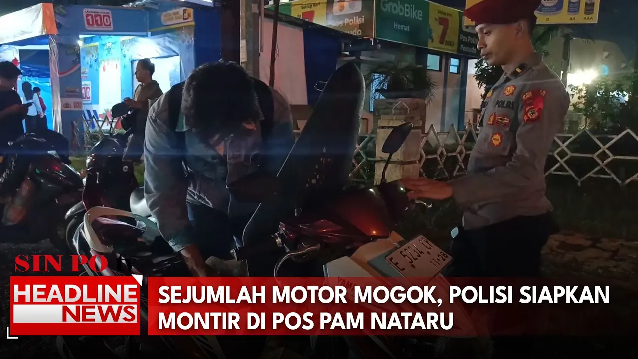 Sejumlah Motor Mogok, Polisi Siapkan Montir Di Pos Pam Nataru
