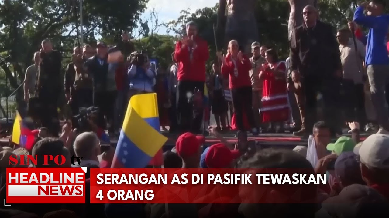 Serangan AS di Pasifik Tewaskan 4 Orang