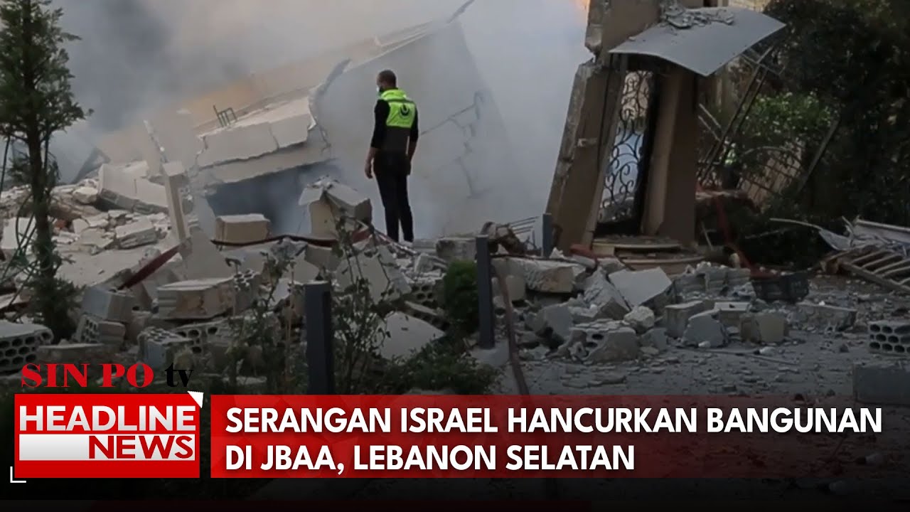 Serangan Israel Hancurkan Bangunan di Jbaa, Lebanon Selatan