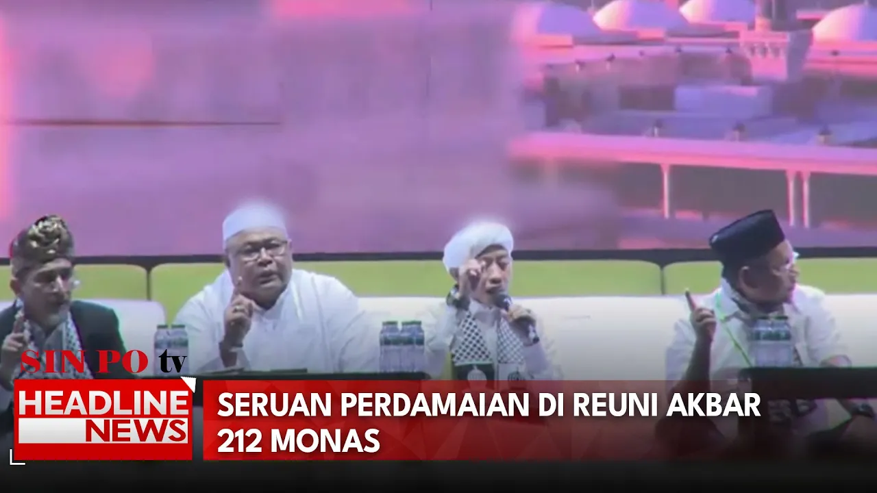 Seruan Perdamaian di Reuni Akbar 212 Monas
