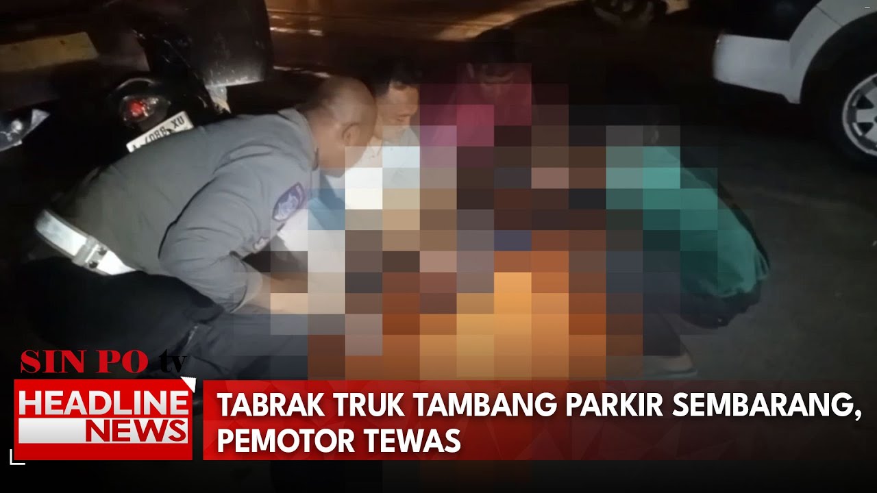 Tabrak Truk Tambang Parkir Sembarang, Pemotor Tewas