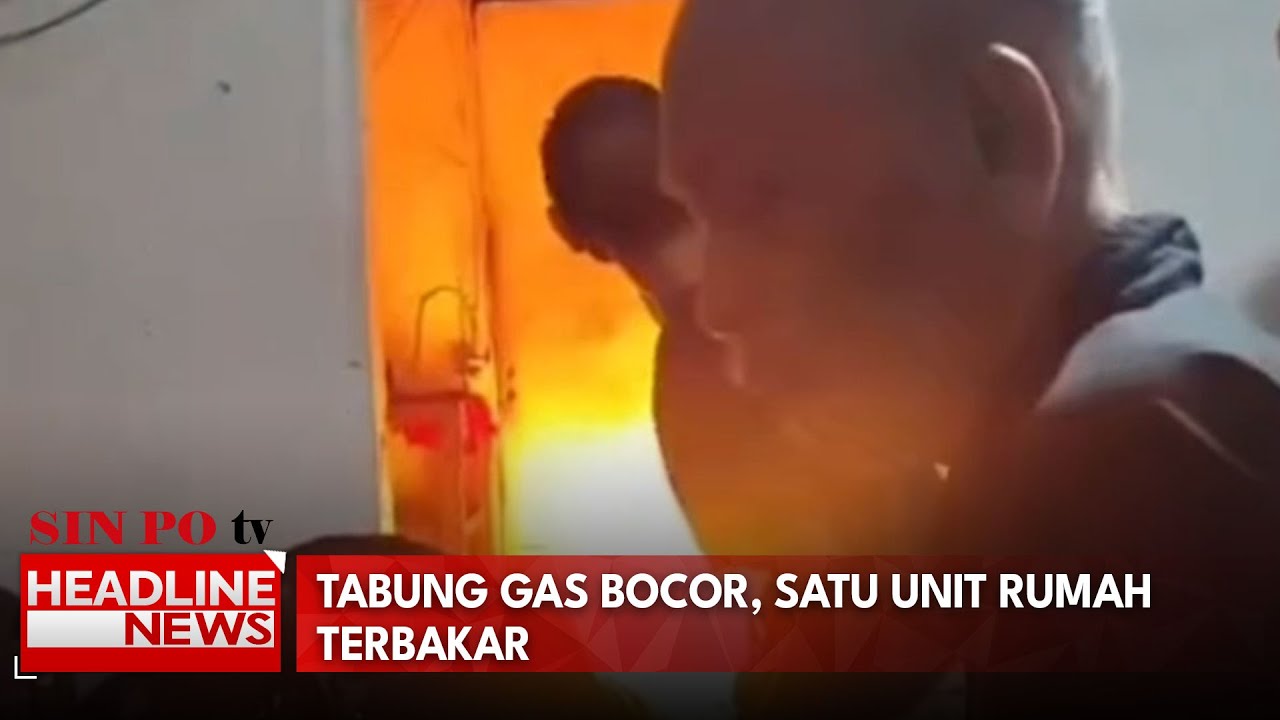 Tabung Gas Bocor, 1 Unit Rumah Terbakar