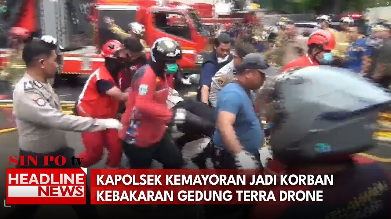 Terkena Pecahan Kaca Saat Bantu Evakuasi Korban Kebakaran Gedung Terra Drone