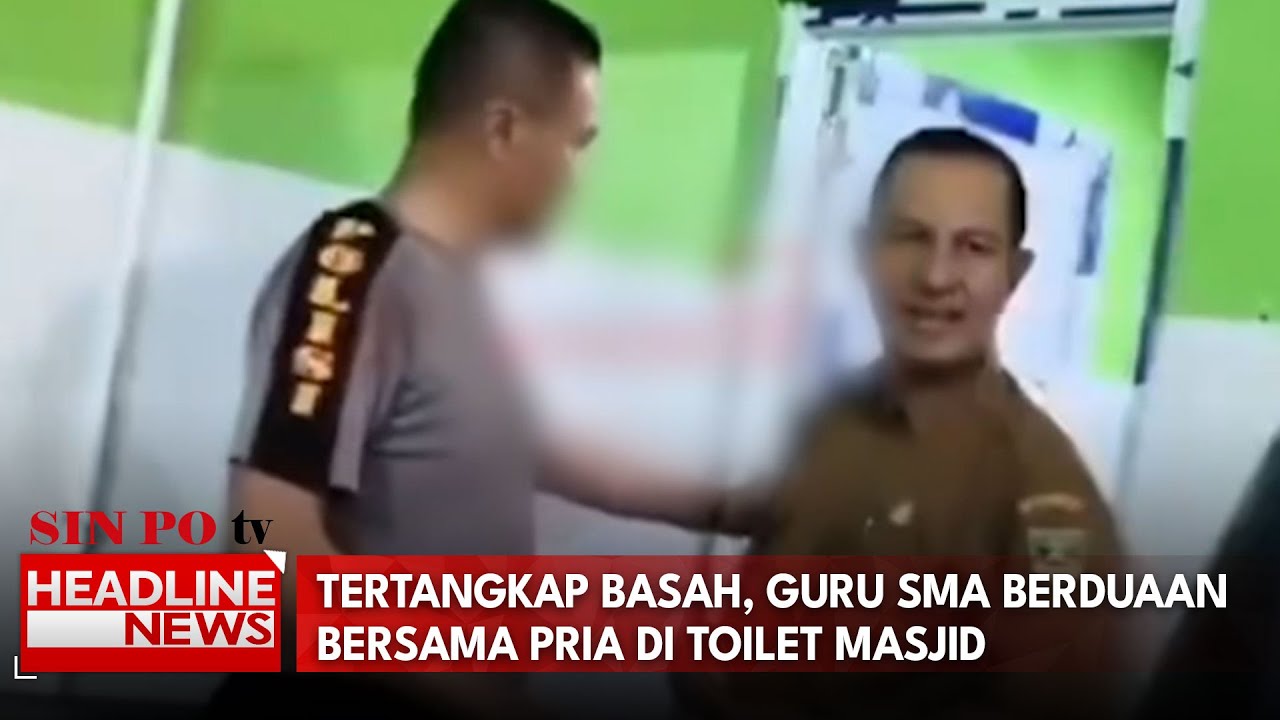 Tertangkap Basah, Guru SMA Berduaan Bersama Pria Di Toilet Masjid
